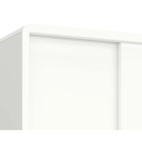 Bestes Angebot 🌟 Steens Furniture A/S Steens - Soft Line Kleiderschrank Mit 2 Schiebetüren- Material: MDF - Verarbeitung: Weiss- H X B X T - 190 X 113 X 56 Cm ✨ 8 Bestes Angebot 🌟 Steens Furniture A/S Steens - Soft Line Kleiderschrank Mit 2 Schiebetüren- Material: MDF - Verarbeitung: Weiss- H X B X T - 190 X 113 X 56 Cm ✨ – Bild 6