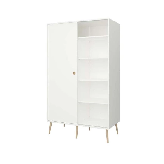 Bestes Angebot 🌟 Steens Furniture A/S Steens - Soft Line Kleiderschrank Mit 2 Schiebetüren- Material: MDF - Verarbeitung: Weiss- H X B X T - 190 X 113 X 56 Cm ✨ 13 Bestes Angebot 🌟 Steens Furniture A/S Steens - Soft Line Kleiderschrank Mit 2 Schiebetüren- Material: MDF - Verarbeitung: Weiss- H X B X T - 190 X 113 X 56 Cm ✨ – Bild 11