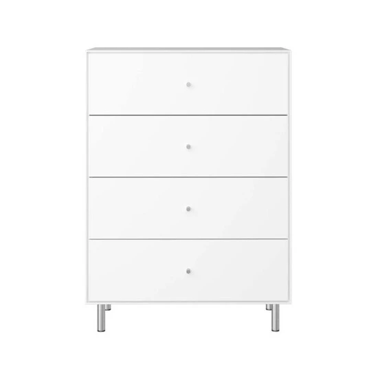 Bestpreis 😍 Steens Furniture A/S Steens - Maga Kommode Mit 4 Schubladen- Material: MDF - Verarbeitung: Weiss- H X B X T - 111 X 80 X 40 Cm ✨ 6 Bestpreis 😍 Steens Furniture A/S Steens - Maga Kommode Mit 4 Schubladen- Material: MDF - Verarbeitung: Weiss- H X B X T - 111 X 80 X 40 Cm ✨ – Bild 4