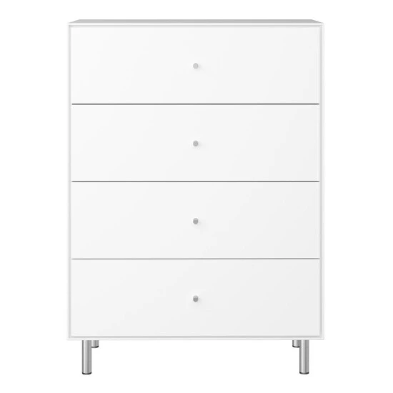 Bestpreis 😍 Steens Furniture A/S Steens - Maga Kommode Mit 4 Schubladen- Material: MDF - Verarbeitung: Weiss- H X B X T - 111 X 80 X 40 Cm ✨ 9 Bestpreis 😍 Steens Furniture A/S Steens - Maga Kommode Mit 4 Schubladen- Material: MDF - Verarbeitung: Weiss- H X B X T - 111 X 80 X 40 Cm ✨ – Bild 7