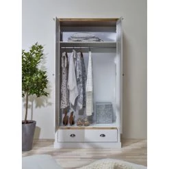 Aktion 🤩 Steens Furniture A/S Sandringham Kleiderschrank 2 Türen 1 Schublade Grau 👍 -Steens Furniture A/S Verkäufe unnamed file 745