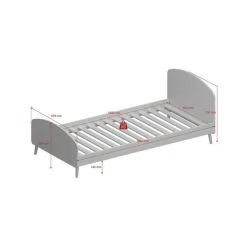 Am billigsten 👍 Steens Furniture A/S Steens - GAIA Einzelbett 90 X 200 Cm- Material: MDF - Verarbeitung: Cool Mint- H X B X T - 78,3 X 204,1 X 96 Cm ⌛ -Steens Furniture A/S Verkäufe unnamed file 763