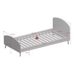 Am billigsten 👍 Steens Furniture A/S Steens - GAIA Einzelbett 90 X 200 Cm- Material: MDF - Verarbeitung: Cool Mint- H X B X T - 78,3 X 204,1 X 96 Cm ⌛ -Steens Furniture A/S Verkäufe unnamed file 766