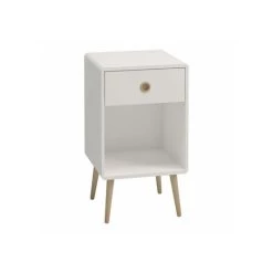 Blitzangebot 🔥 Steens Furniture A/S Steens 3600010050000F Soft Line Nachttisch Mit Einer Schublade Und Einem Fach ; Farbe: Weiß/Braun ; Maße: Höhe: 73 Cm, Breite: 41,5 Cm, Tiefe: 40 Cm 👍 -Steens Furniture A/S Verkäufe unnamed file 774
