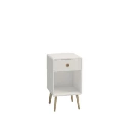 Blitzangebot 🔥 Steens Furniture A/S Steens 3600010050000F Soft Line Nachttisch Mit Einer Schublade Und Einem Fach ; Farbe: Weiß/Braun ; Maße: Höhe: 73 Cm, Breite: 41,5 Cm, Tiefe: 40 Cm 👍 -Steens Furniture A/S Verkäufe unnamed file 780