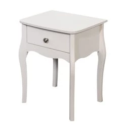 Brandneu 😉 Steens Furniture A/S 2x Nachttisch BAROQUE Nachtschrank Schrank Nachtkonsole Nako Beistelltisch Weiß 💯