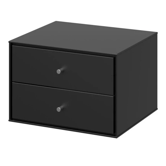 Besorgen 😉 Steens Furniture A/S Steens - Maga Nachtkonsole Mit 2 Schubladen- Material: MDF - Verarbeitung: Schwarz- H X B X T - 28 X 42 X 35 Cm ⭐ 4 Besorgen 😉 Steens Furniture A/S Steens - Maga Nachtkonsole Mit 2 Schubladen- Material: MDF - Verarbeitung: Schwarz- H X B X T - 28 X 42 X 35 Cm ⭐ – Bild 2