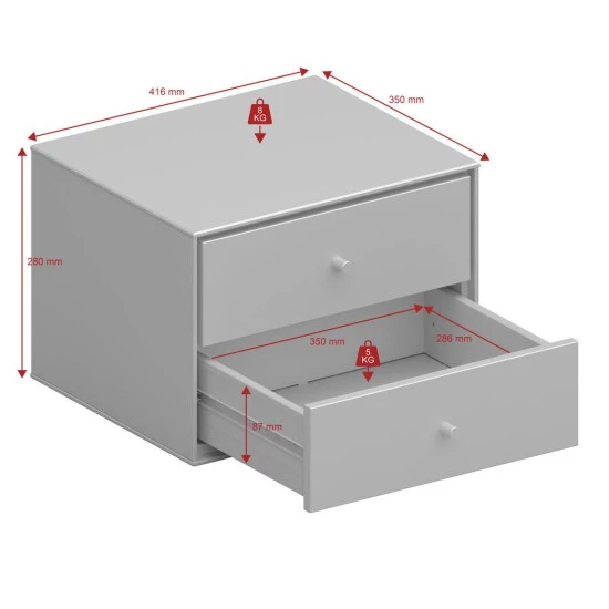 Besorgen 😉 Steens Furniture A/S Steens - Maga Nachtkonsole Mit 2 Schubladen- Material: MDF - Verarbeitung: Schwarz- H X B X T - 28 X 42 X 35 Cm ⭐ 13 Besorgen 😉 Steens Furniture A/S Steens - Maga Nachtkonsole Mit 2 Schubladen- Material: MDF - Verarbeitung: Schwarz- H X B X T - 28 X 42 X 35 Cm ⭐ – Bild 11