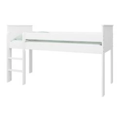 Bester Verkauf 👍 Steens Furniture A/S Steens - ALBA Halbhochschläfer 90 X 200 Cm - Material: MDF - Verarbeitung: Weiss- H X B X T - 123 X 208 X 99 Cm 🤩