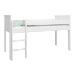 Bester Verkauf 👍 Steens Furniture A/S Steens - ALBA Halbhochschläfer 90 X 200 Cm - Material: MDF - Verarbeitung: Weiss- H X B X T - 123 X 208 X 99 Cm 🤩 -Steens Furniture A/S Verkäufe unnamed file 827