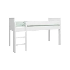 Bester Verkauf 👍 Steens Furniture A/S Steens - ALBA Halbhochschläfer 90 X 200 Cm - Material: MDF - Verarbeitung: Weiss- H X B X T - 123 X 208 X 99 Cm 🤩 -Steens Furniture A/S Verkäufe unnamed file 832