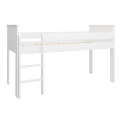 Bester Verkauf 👍 Steens Furniture A/S Steens - ALBA Halbhochschläfer 90 X 200 Cm - Material: MDF - Verarbeitung: Weiss- H X B X T - 123 X 208 X 99 Cm 🤩 -Steens Furniture A/S Verkäufe unnamed file 836