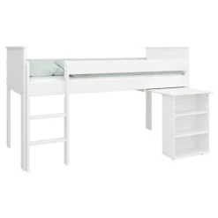 Bester Verkauf 👍 Steens Furniture A/S Steens - ALBA Halbhochschläfer 90 X 200 Cm - Material: MDF - Verarbeitung: Weiss- H X B X T - 123 X 208 X 99 Cm 🤩 -Steens Furniture A/S Verkäufe unnamed file 839