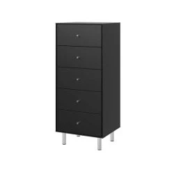 Neu 🤩 Steens Furniture A/S Steens - Maga Kommode Mit 5 Schubladen- Material: MDF - Verarbeitung: Schwarz- H X B X T - 111 X 47 X 40 Cm 🔔 -Steens Furniture A/S Verkäufe unnamed file 845