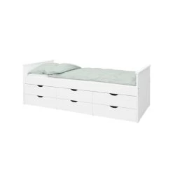Brandneu ✔️ Steens Furniture A/S Steens - ALBA Bett Mit 6 Schubladen - Material: MDF - Verarbeitung: Weiss- H X B X T - 72 X 208 X 99 Cm 🛒 -Steens Furniture A/S Verkäufe unnamed file 854