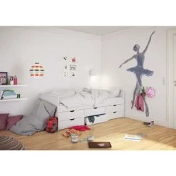 Brandneu ✔️ Steens Furniture A/S Steens - ALBA Bett Mit 6 Schubladen - Material: MDF - Verarbeitung: Weiss- H X B X T - 72 X 208 X 99 Cm 🛒 -Steens Furniture A/S Verkäufe unnamed file 855