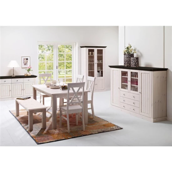 Budget 💯 Steens Furniture A/S Sideboard - Monaco 025/288, 3 Schubladen Und 3 Türen, Kiefer Massiv, Weiss/Gelaugt; 3170250288001F 😉 6 Budget 💯 Steens Furniture A/S Sideboard - Monaco 025/288, 3 Schubladen Und 3 Türen, Kiefer Massiv, Weiss/Gelaugt; 3170250288001F 😉 – Bild 4