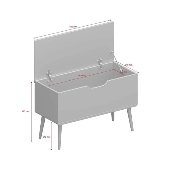 Rabatt ✨ Steens Furniture A/S Steens - GAIA Spielzeugkiste- Material: MDF - Verarbeitung: Cool Mint- H X B X T - 50,1 X 80 X 35 Cm 🎉 6 Rabatt ✨ Steens Furniture A/S Steens - GAIA Spielzeugkiste- Material: MDF - Verarbeitung: Cool Mint- H X B X T - 50,1 X 80 X 35 Cm 🎉 – Bild 4
