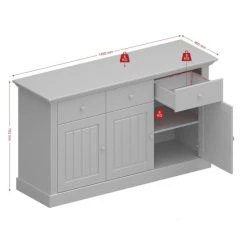 Budget 💯 Steens Furniture A/S Sideboard - Monaco 025/288, 3 Schubladen Und 3 Türen, Kiefer Massiv, Weiss/Gelaugt; 3170250288001F 😉 18 Budget 💯 Steens Furniture A/S Sideboard - Monaco 025/288, 3 Schubladen Und 3 Türen, Kiefer Massiv, Weiss/Gelaugt; 3170250288001F 😉 -Steens Furniture A/S Verkäufe unnamed file 94