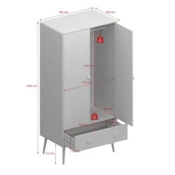 Bestes Angebot ✨ Steens Furniture A/S Steens - GAIA Kleiderschrank Mit 2 Türen Und 1 Schublade- Material: MDF - Verarbeitung: Cool Mint- H X B X T - 160 X 80 X 49,6 Cm 🎁 22 Bestes Angebot ✨ Steens Furniture A/S Steens - GAIA Kleiderschrank Mit 2 Türen Und 1 Schublade- Material: MDF - Verarbeitung: Cool Mint- H X B X T - 160 X 80 X 49,6 Cm 🎁 -Steens Furniture A/S Verkäufe unnamed file 947