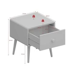 Top 10 ✨ Steens Furniture A/S Steens - GAIA Nachtkonsole Mit 1 Schublade - Material: MDF - Verarbeitung: Weiss- H X B X T - 44,3 X 41,4 X 39,6 Cm 😍 18 Top 10 ✨ Steens Furniture A/S Steens - GAIA Nachtkonsole Mit 1 Schublade - Material: MDF - Verarbeitung: Weiss- H X B X T - 44,3 X 41,4 X 39,6 Cm 😍 -Steens Furniture A/S Verkäufe unnamed file 957