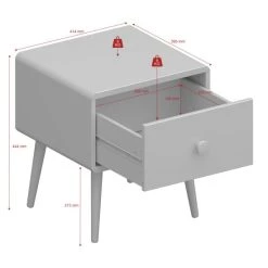 Top 10 ✨ Steens Furniture A/S Steens - GAIA Nachtkonsole Mit 1 Schublade - Material: MDF - Verarbeitung: Weiss- H X B X T - 44,3 X 41,4 X 39,6 Cm 😍 24 Top 10 ✨ Steens Furniture A/S Steens - GAIA Nachtkonsole Mit 1 Schublade - Material: MDF - Verarbeitung: Weiss- H X B X T - 44,3 X 41,4 X 39,6 Cm 😍 -Steens Furniture A/S Verkäufe unnamed file 963