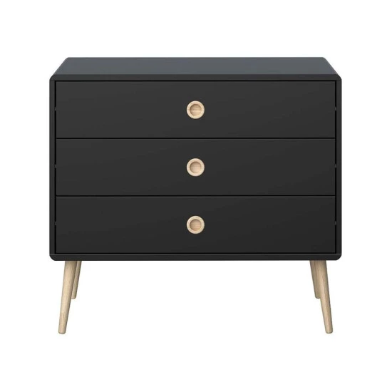 Bestpreis 🎁 Steens Furniture A/S Soft Line Kommode Mit 3 Schubladen Schwarz 😀 5 Bestpreis 🎁 Steens Furniture A/S Soft Line Kommode Mit 3 Schubladen Schwarz 😀 – Bild 3