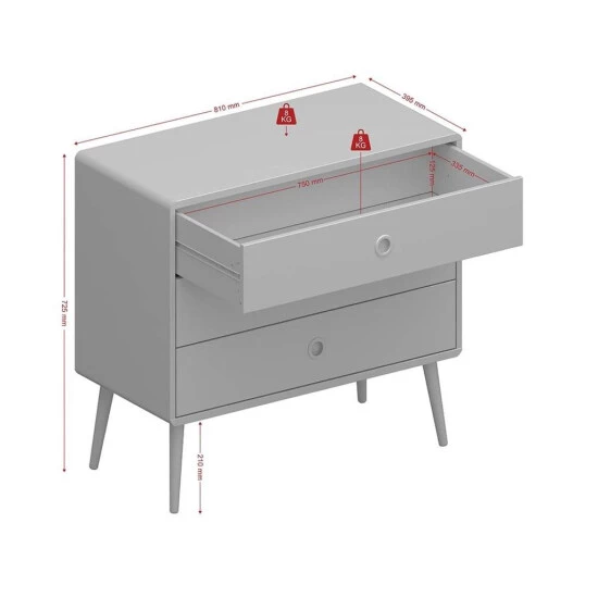 Bestpreis 🎁 Steens Furniture A/S Soft Line Kommode Mit 3 Schubladen Schwarz 😀 6 Bestpreis 🎁 Steens Furniture A/S Soft Line Kommode Mit 3 Schubladen Schwarz 😀 – Bild 4