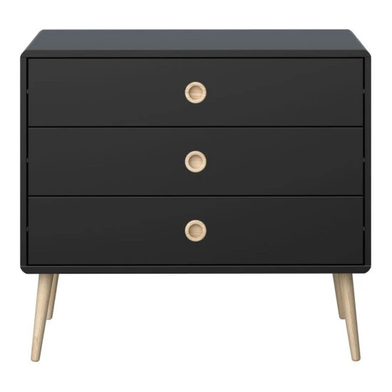 Bestpreis 🎁 Steens Furniture A/S Soft Line Kommode Mit 3 Schubladen Schwarz 😀 8 Bestpreis 🎁 Steens Furniture A/S Soft Line Kommode Mit 3 Schubladen Schwarz 😀 – Bild 6